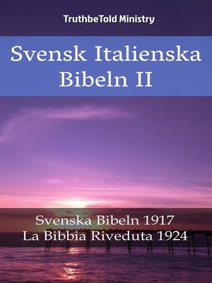 cover image of Svensk Italienska Bibeln II